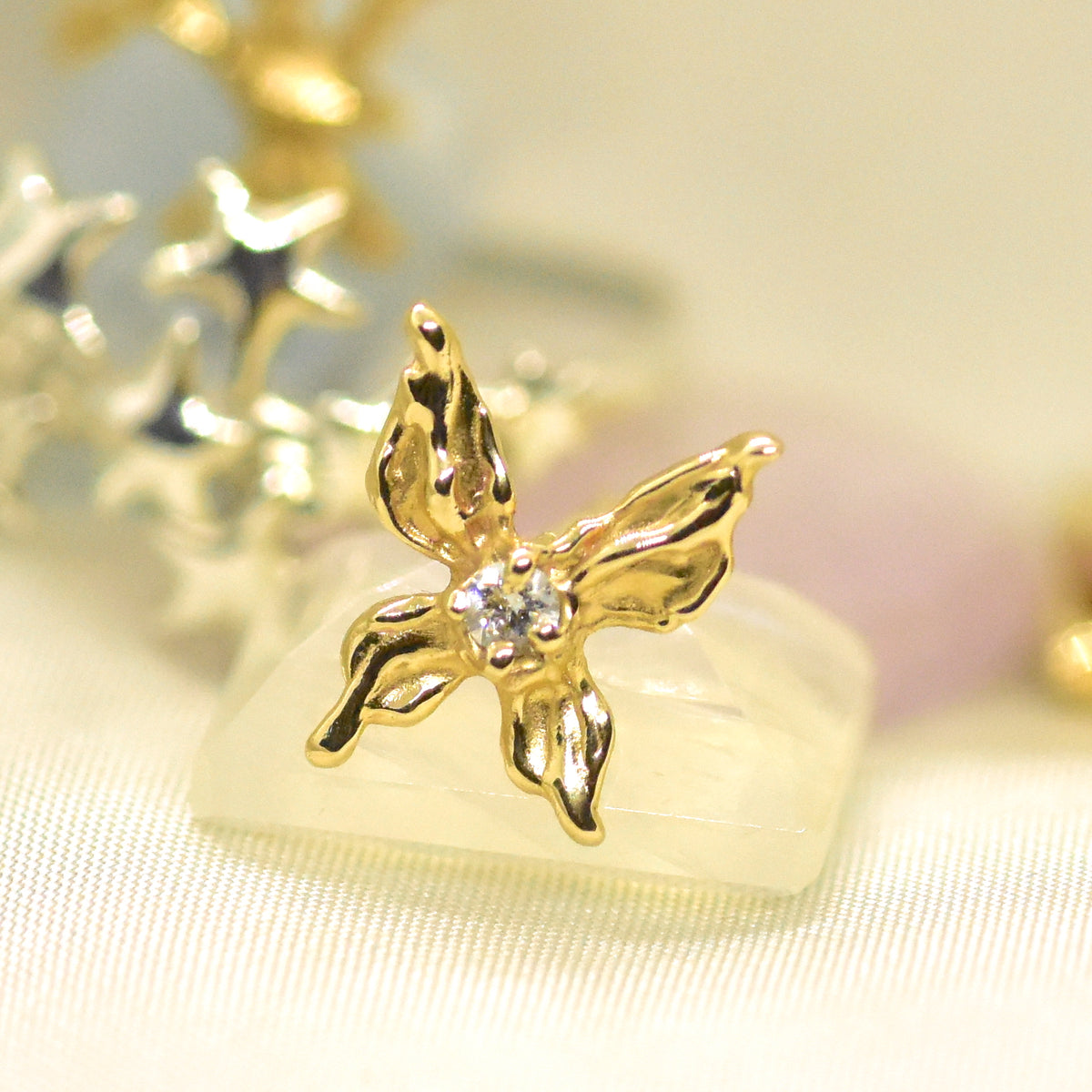 Gold Pixie Earring – Lonerü