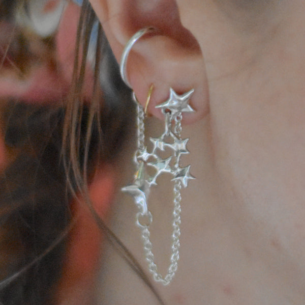 Satin Star Earrings