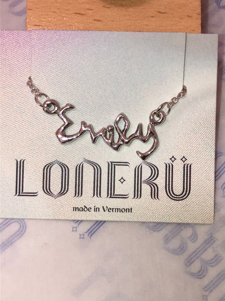 Custom Nameplate Necklace