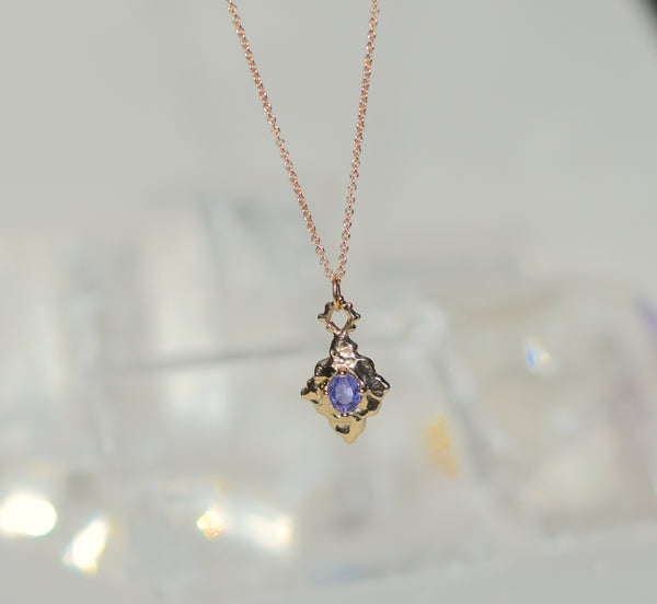 Sapphire Aura Necklace