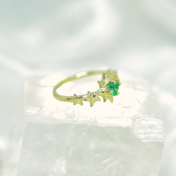 Emerald Pastis Ring