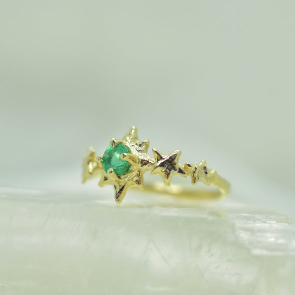 Emerald Pastis Ring