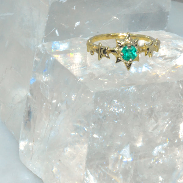 Emerald Pastis Ring