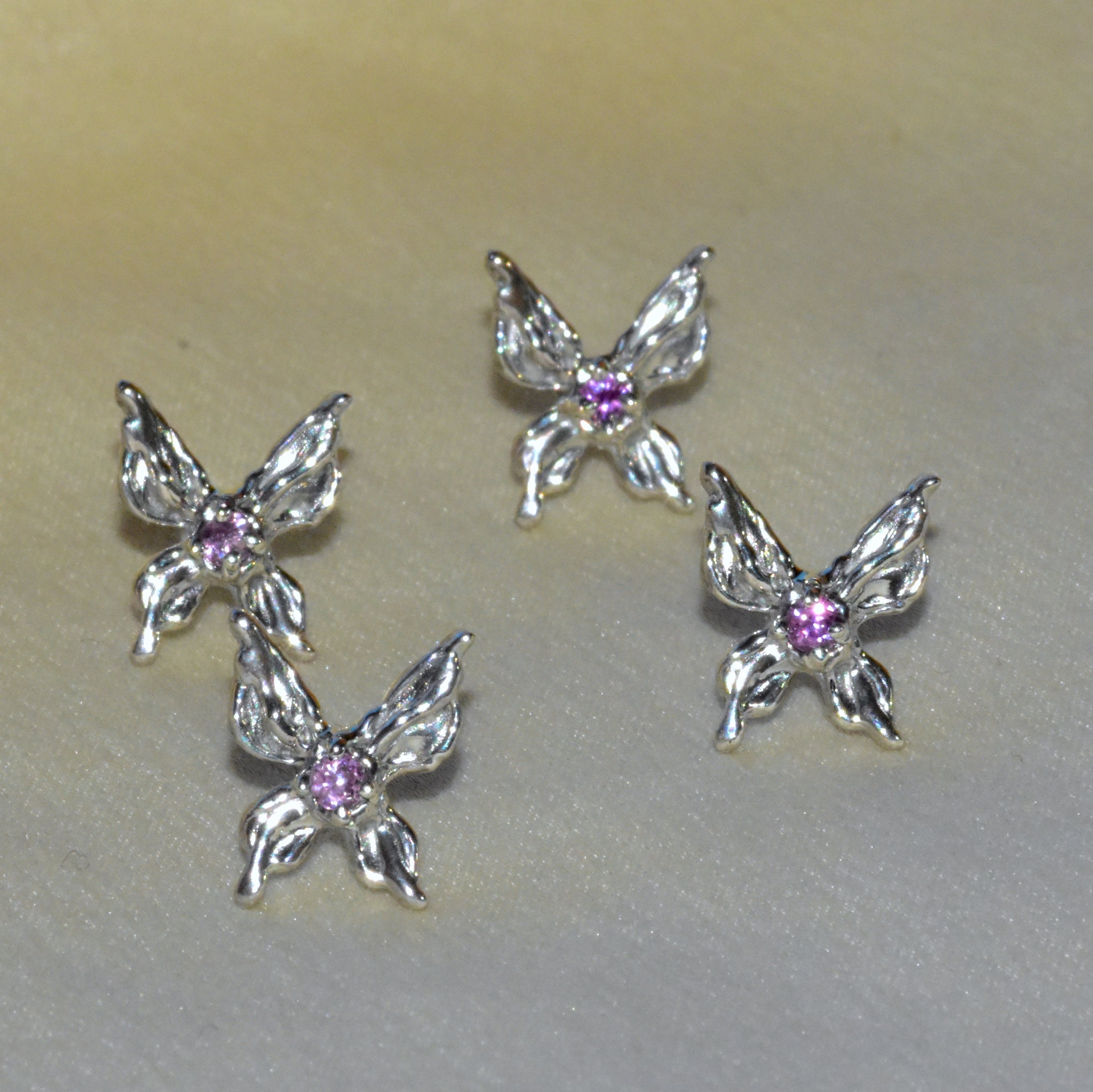 Silver Pixie Stud Earring