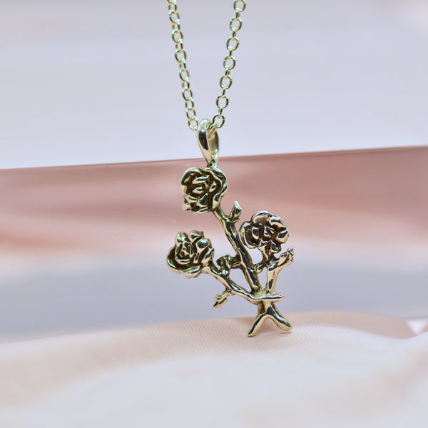 Rose Trio Necklace