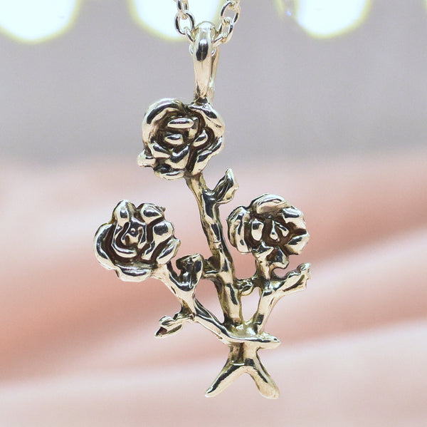 Rose Trio Necklace