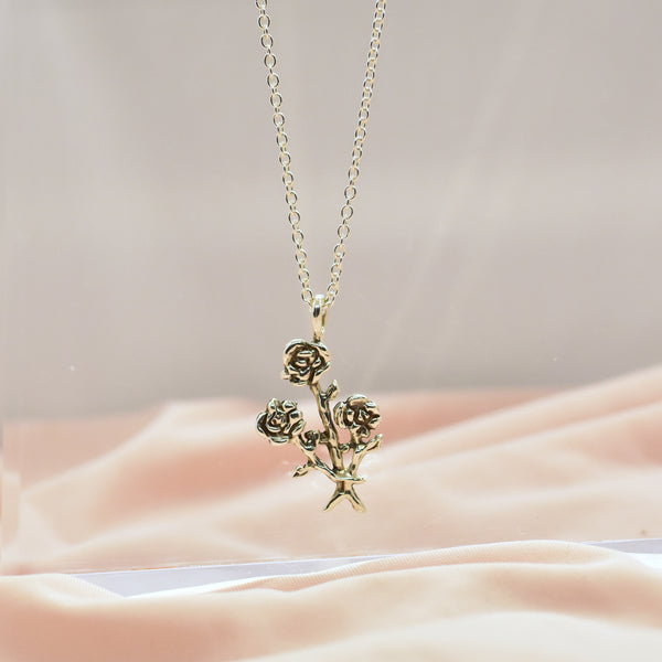 Rose Trio Necklace