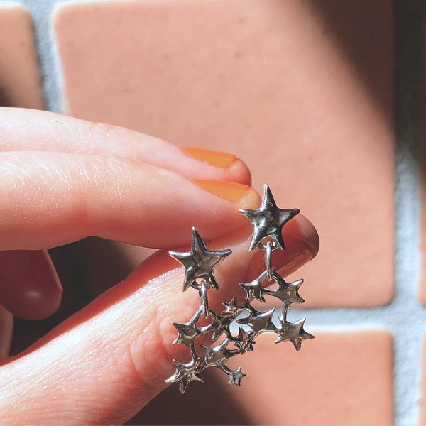 Satin Star Earrings