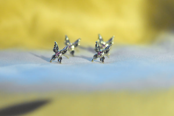 Silver Pixie Stud Earring