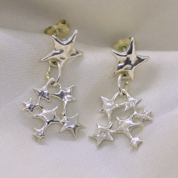 Satin Star Earrings