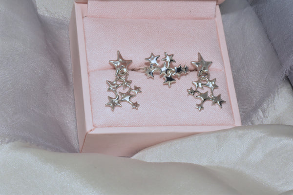 Satin Star Earrings